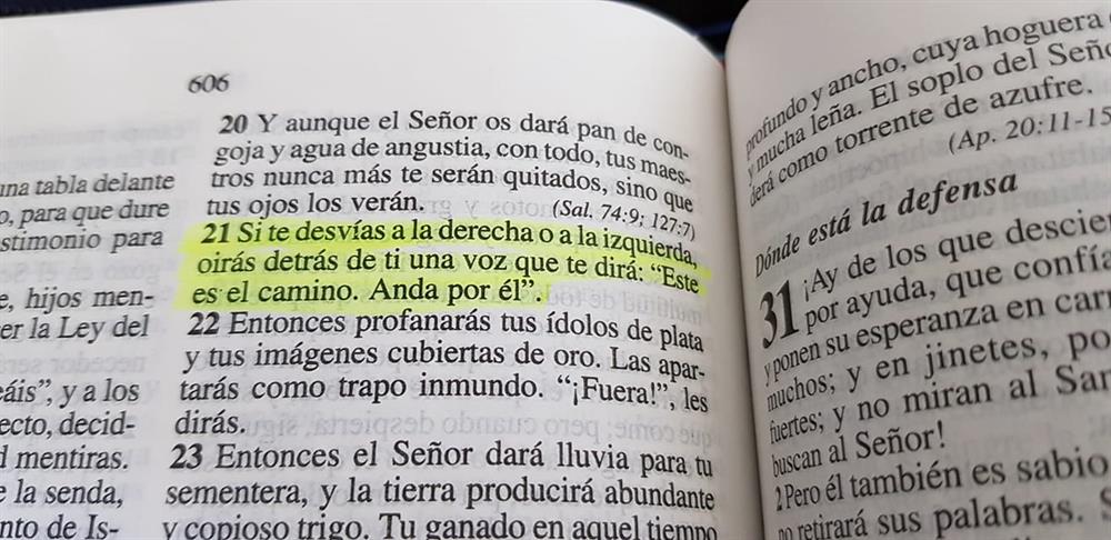 Isaìas 30:21